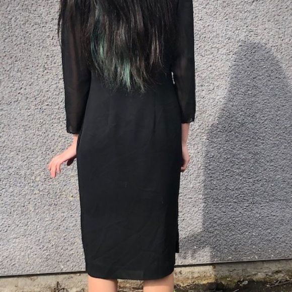 Vintage Beaded & Sequin Peacock Dress - Picture 3 of 8